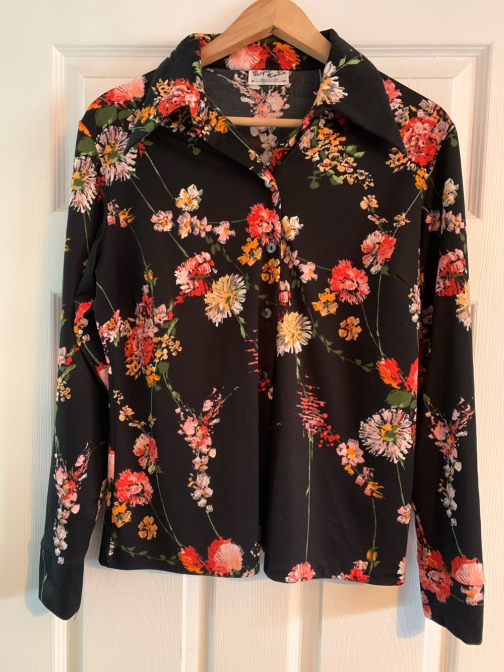 Marjorie Hamilton Vintage Polyester Blouse